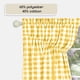 thumbnail image 3 of Cortina de ventana ACHIM Buffalo Check, 183 x 160 cm, color amarillo y blanco, 3 of 6