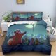 thumbnail image 1 of The Metamorphosis of Youth Cartoon Duvet Cover Home Cute Panda Printed Pillowcase Set Adult Bedroom Children Comforter Bedding, 1 of 5