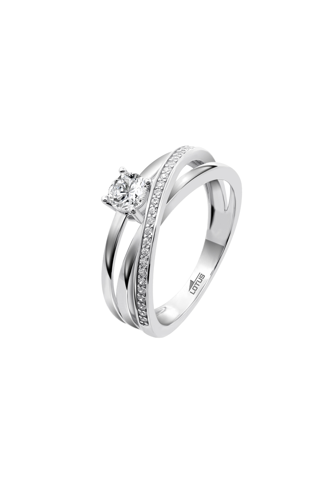 LOTUS SILVER Bracciale Donna LP3100-1/2 Pure Essential - Argento 925 Geometrico Con Zirconi - Eleganza E Glamour - Confezione Originale