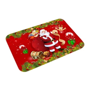 Bothyi - Alfombra De Baño Lavable De Navidad Para Fiesta, Bañera, Regalo, Papá Noel S