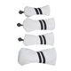 thumbnail image 5 of Golf Club Head Cover Fundas Protectoras Con Etiquetas Cuello Largo Resistente Al Agua Blanco, 5 of 5