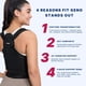 thumbnail image 3 of Corrector de Postura Ajustable Fit Geno Soporte para Espalda L/XL, 3 of 7