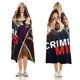 thumbnail image 3 of Mentes Criminales Manta Capa con Capucha Anti-Bolitas, Manta de Lana Ártica Suave, Manta Portátil de Felpa Ligera y Lujosa, Poncho para Siesta en Casa y Oficina, 100*130cm, 3 of 6