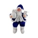 thumbnail image 1 of Figura De Papá Noel Con Bolsa De Regalo Y Regalos Para Decoración De Oficina Navide?a Azul, 1 of 5