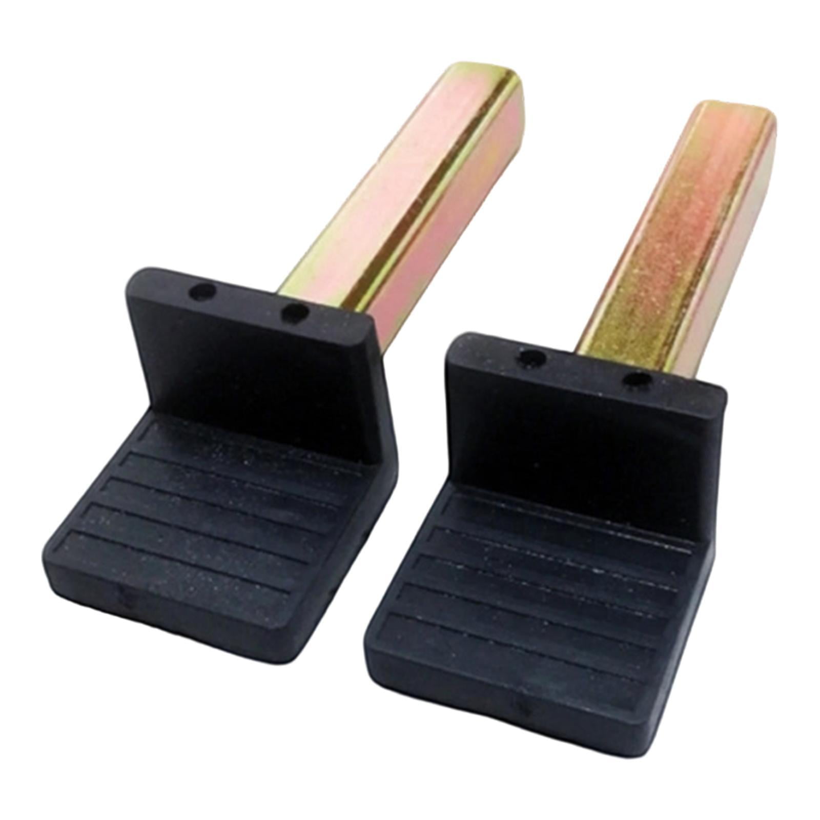 Magideal - 2 Piezas De Soporte De Soporte Para La Rueda Ganchos De Para De Elevación De Paddock Stand No Lipado Motocicleta Accesorio De Carga De Carga De 400 Kg B Tubo Cuadrado