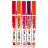 Royal Talens - Set 5 Marcadores Acuarela Ecoline Colores Rojos