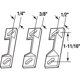 thumbnail image 2 of Surtido de planchas Strike Plate PRIME-LINE, zinc fundido a presión, 43 mm, 2 of 2