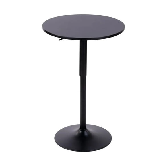 Mesa Alta Regulable 70 A 90cm Diametro 60cm Capacidad 40 Kg Negro
