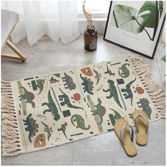 Bajada de cama Kilim de estilo etnico 60x90 cm
