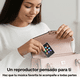 thumbnail image 2 of Reproductor De Música Mp3 Bluetooth 32gb Pantalla Touch Fm Rosado, 2 of 10