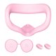 thumbnail image 1 of Cubierta Facial y Cubierta de Lente AARONMEI Compatible Meta Quest 3S Rosa, 1 of 3