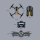 thumbnail image 4 of Drone Cámara 4k Wifi 2.4 Ghz Fpv Sensor Antichoques + Bolso, 4 of 6