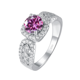 thumbnail image 5 of Anillos de Compromiso de Moissanita para Mujer 1 Uds Color D VVS1 Anillos de Diamante Amarillo/azul/rosa, Joyería de Moissanita para Mujer de Plata Esterlina 925 para Aniversario de Boda con, 5 of 9