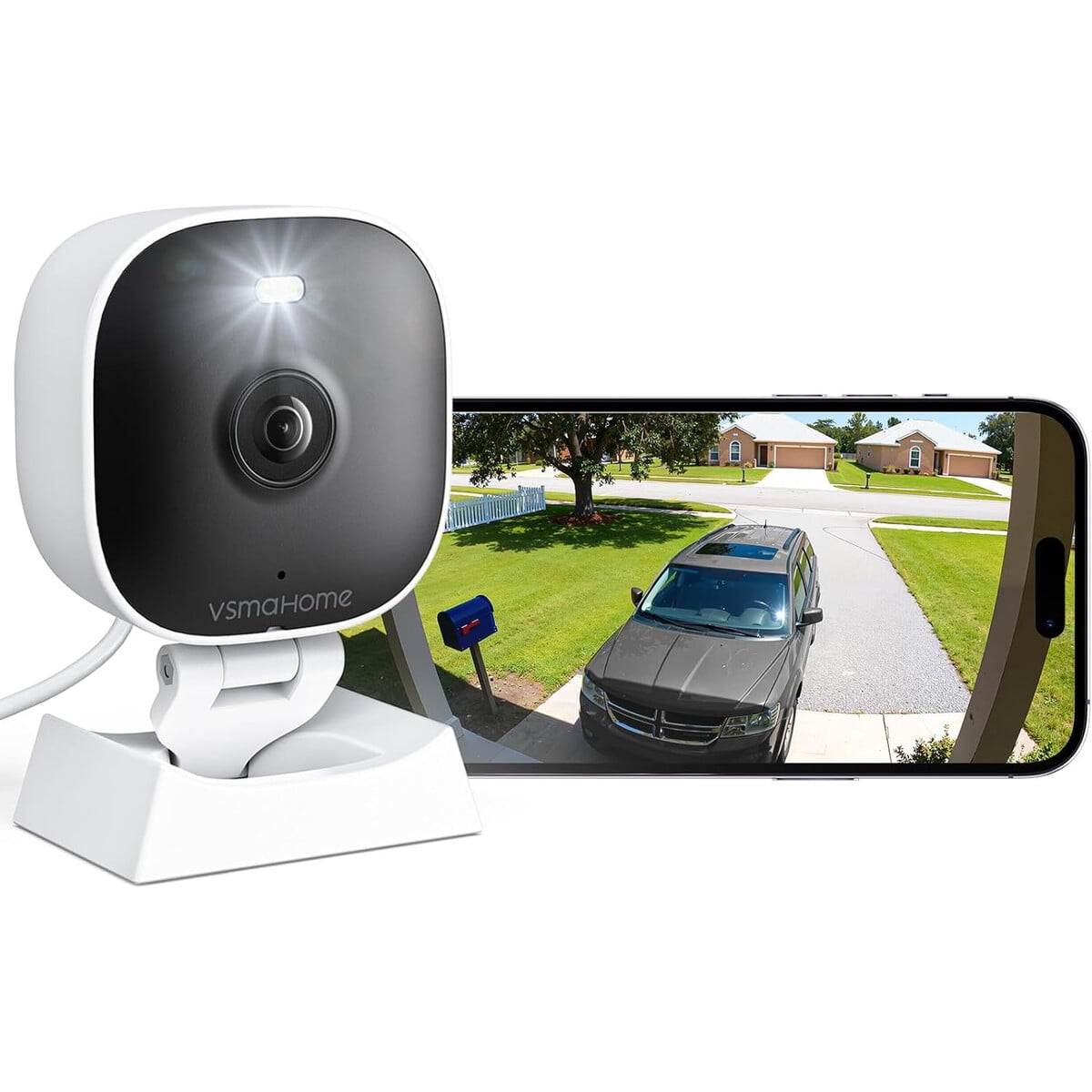 Camara Seguridad Vsmahome 2k 3mp Interior Exterior Visión Nocturna Wifi
