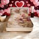thumbnail image 1 of Pink Golden Warm Brown Tone Printed Fitted Sheet Pattern Printed Fitted Sheet a Must-Have for Family Guest Rooms Deep Pockets Are Stable And Do Not Shift Soft A, 1 of 1