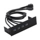 thumbnail image 4 of Concentrador De Panel Frontal USB De 5,25 Pulgadas Para PC Caja De Computadora Unidad óptica Panel Frontal 4 Puertos USB 3.0, 4 of 5