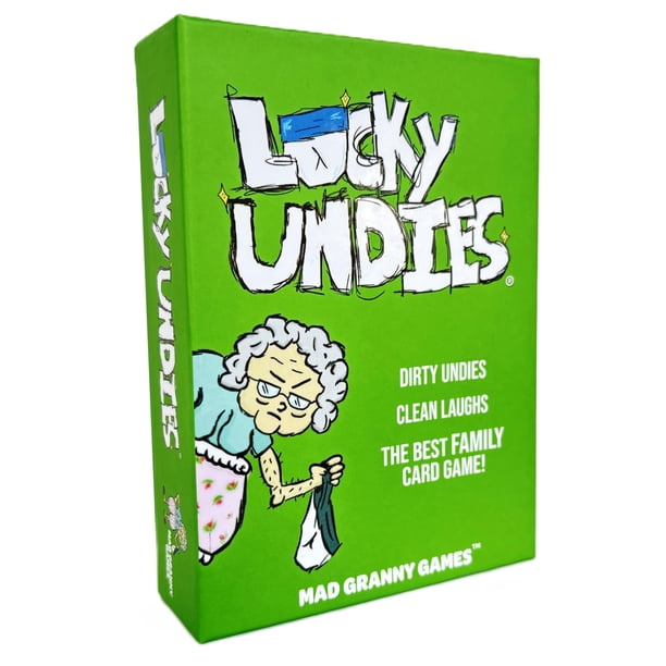 Juego de cartas Lucky Undies, divertido para toda la familia, niños, adolescentes y adultos
