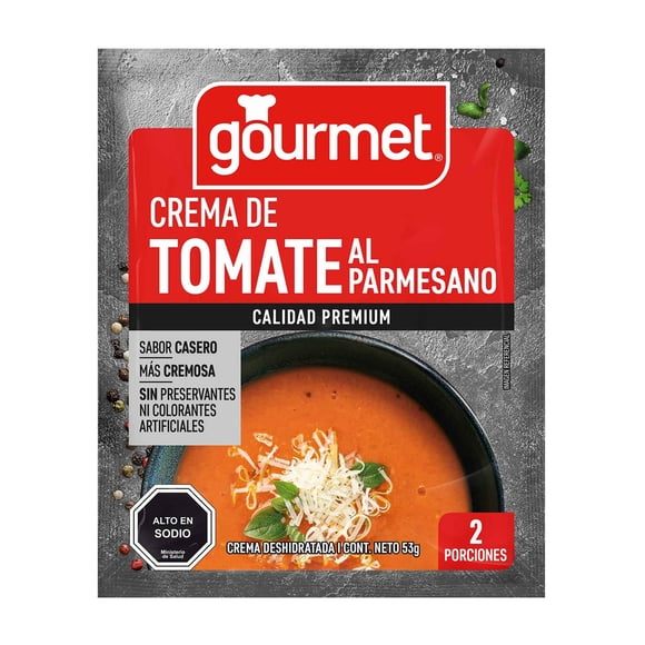 Crema de Tomate Premium (2 Porciones) Sobre, 53 g