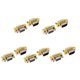 thumbnail image 1 of 5 Pares 9Pin RS232 DB9 Adaptador En Serie Acoplador Conector De Género Macho / Hembra, 1 of 5