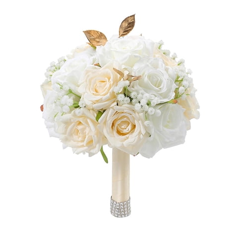 Bothyi - Ramo De Novia Diy Arreglo De Flores De Mano Para Boda Para Regalo De San Valentín