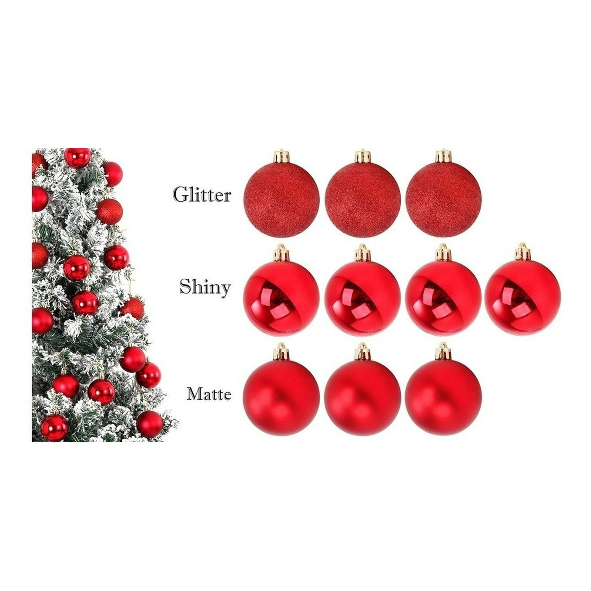 Genérico - X10 Esferas Navidad Decorativa Bambalina Adorno Navideño 6cm