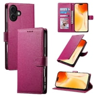 Foxdock - Funda Para Iphone 16 Plus – Cuero Premium, 3 Ranuras Para Tarjetas, Protección Contra Impactos