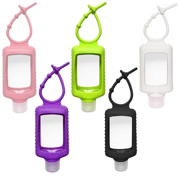 Porta Gel Desinfectante de Manos Ulbemoll 5 unidades 60 ml Tamaño Viaje