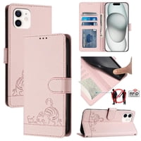 Funda Tipo Cartera Foxdock Para Iphone 11 Con Soporte, Ranuras, Rfid, Diseño De Gato