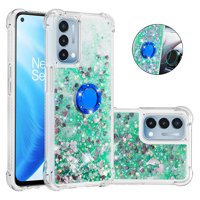 Foxdock - Funda Para Oneplus Nord N200 5G Con Brillo Líquido, Protección Completa Y Soporte De Anillo Giratorio