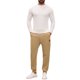 thumbnail image 2 of INSPIRE CHIC Pantalones de Jogging Cómodos para Gimnasio de Hombre con Cintura Elástica y Cordón Sólido 40 Caqui, 2 of 5