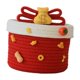 thumbnail image 1 of Cesta De Almacenamiento Redonda De Cuerda De Algodón Con Tapa, Vacía, Tejida, Para El Hogar, La Cocina, Rica En Aperitivos., 1 of 5