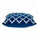 thumbnail image 3 of Almohada cuadrada geométrica azul 50x50 cm de la colección Parkland, 3 of 8