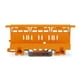 thumbnail image 1 of 221-500 | Portador de Montaje WAGO | para Serie 221 (24 – 12 AWG) | Montaje en Riel DIN-35/Panel | Naranja | [Caja con 10 Piezas], 1 of 5
