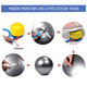 thumbnail image 3 of Pelota balon yoga 55 cm pilates con inflador, 3 of 3