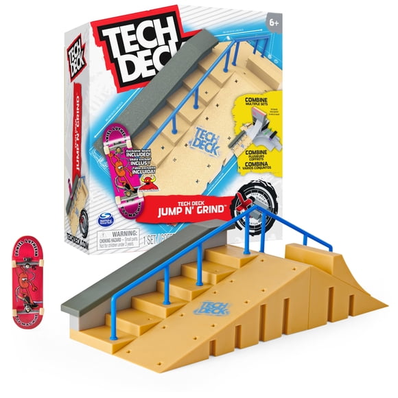 Set de rampa Tech Deck Jump N' Grind X-Connect Park Creator para niños a partir de 6 años