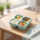 thumbnail image 3 of REGALWOVEN Caja Bento para Adultos, Contenedor de Preparación de Comidas a Prueba de Fugas con 4 Compartimentos para Trabajo y Viajes Verde, 3 of 5