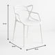 thumbnail image 4 of Silla de Terraza Exterior o comedor Master - Blanca, 4 of 7