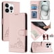 thumbnail image 1 of Funda tipo cartera FOXDOCK para iPhone 15 PRO MAX con soporte, ranuras, RFID, diseño de gato, 1 of 5