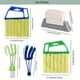 thumbnail image 3 of 1pc/2pcs Blinds Cleaning Brush,Handheld Mini Curtain Brush Dust Remover With 7 Removable Microfiber Sleeves For Air Conditioning Home Gadgets, Car Vents, Fan, 3 of 4