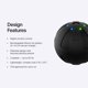 thumbnail image 3 of Bola de masaje vibratoria portátil Hyperice Hypersphere Go, 3 of 6