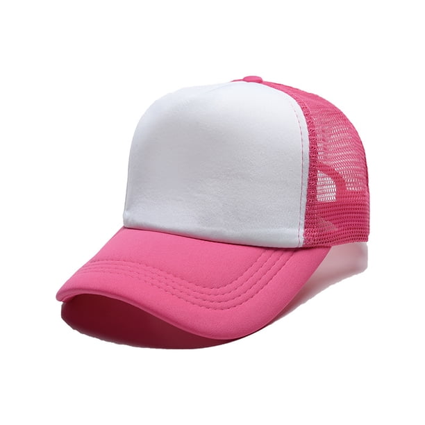 Candy-Colored Baseball Cap: Unisex Trendy Mesh Breathable Trucker Hat for Men & Women