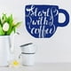 thumbnail image 2 of Decomural Start With Coffee Food WS-45078, 2 of 2