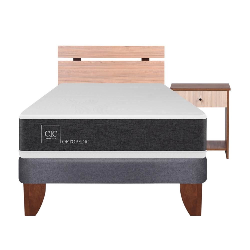 Cic - Cama Europea New Ortopedic 1.5 Plaza Base Normal