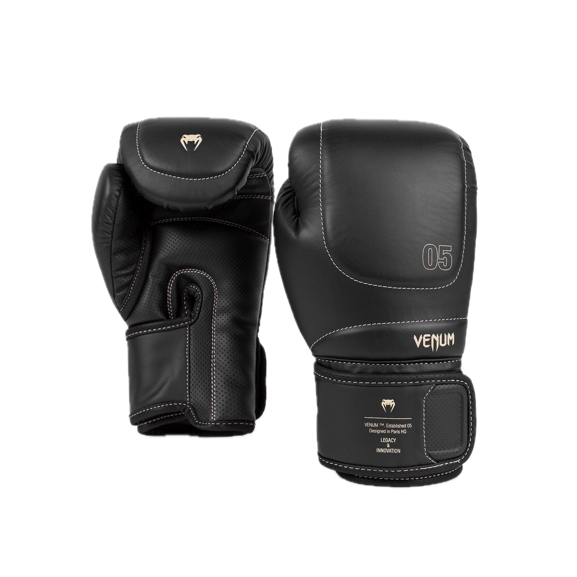 Guantes De Boxeo Venum Impact Evo Negros De 16 Oz Para Boxeo