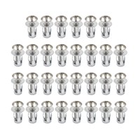 Ioensy - 30 Piezas Remaches De Pétalos Tuerca Tornillo Anclaje Para Instalación De Cortina Caligrafía M6X25