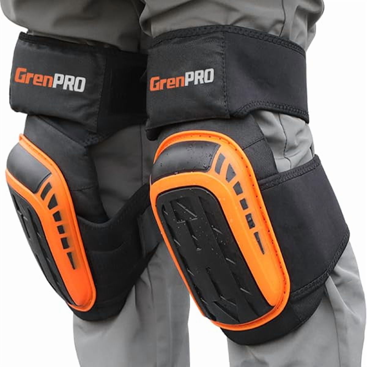 Rodilleras Grenpro Professional Para Trabajo Con Cojín De Gel Suave