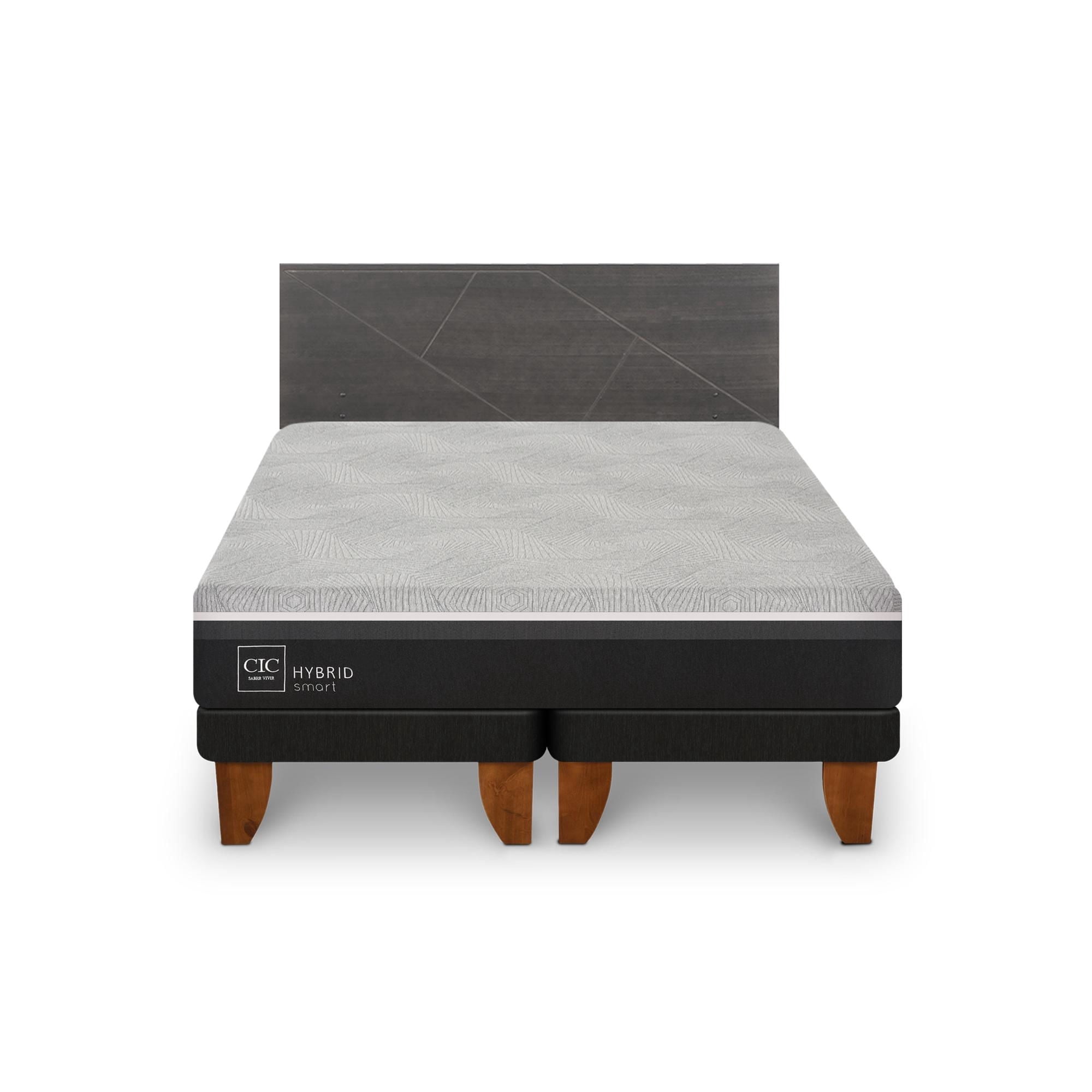 Cama Europea Hybrid Smart 2 Plaza Base Dividida