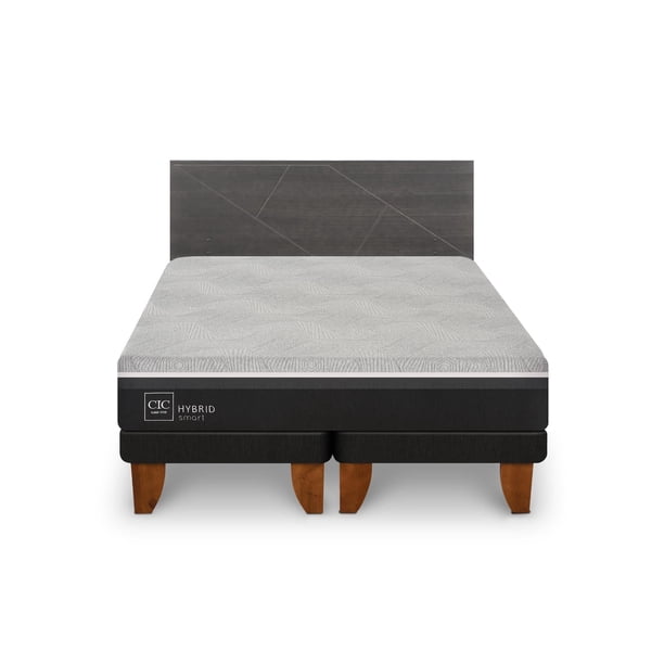 Cama Europea Hybrid Smart King Base Dividida