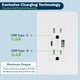 thumbnail image 3 of Enchufe USB TOPGREENER tipo C y tipo A, 15 A, 125 VAC, blanco, paquete de 6, 3 of 7