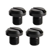 Magideal - 4 Uds. Pernos De Tornillo De Tapón De Orificio De Espejo Retrovisor De Motocicleta, Tapas De Cubierta De Tapón De Orificio De Espejo M10 Piezas De , Izquierda